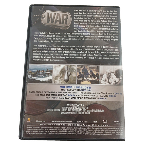 The History of America in War DVD Volume 1 – The Revolution (Discs 1-4) - Picture 9 of 10
